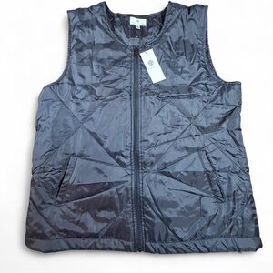 Socialite Quilted Vest – Women’s S/M – NWT black